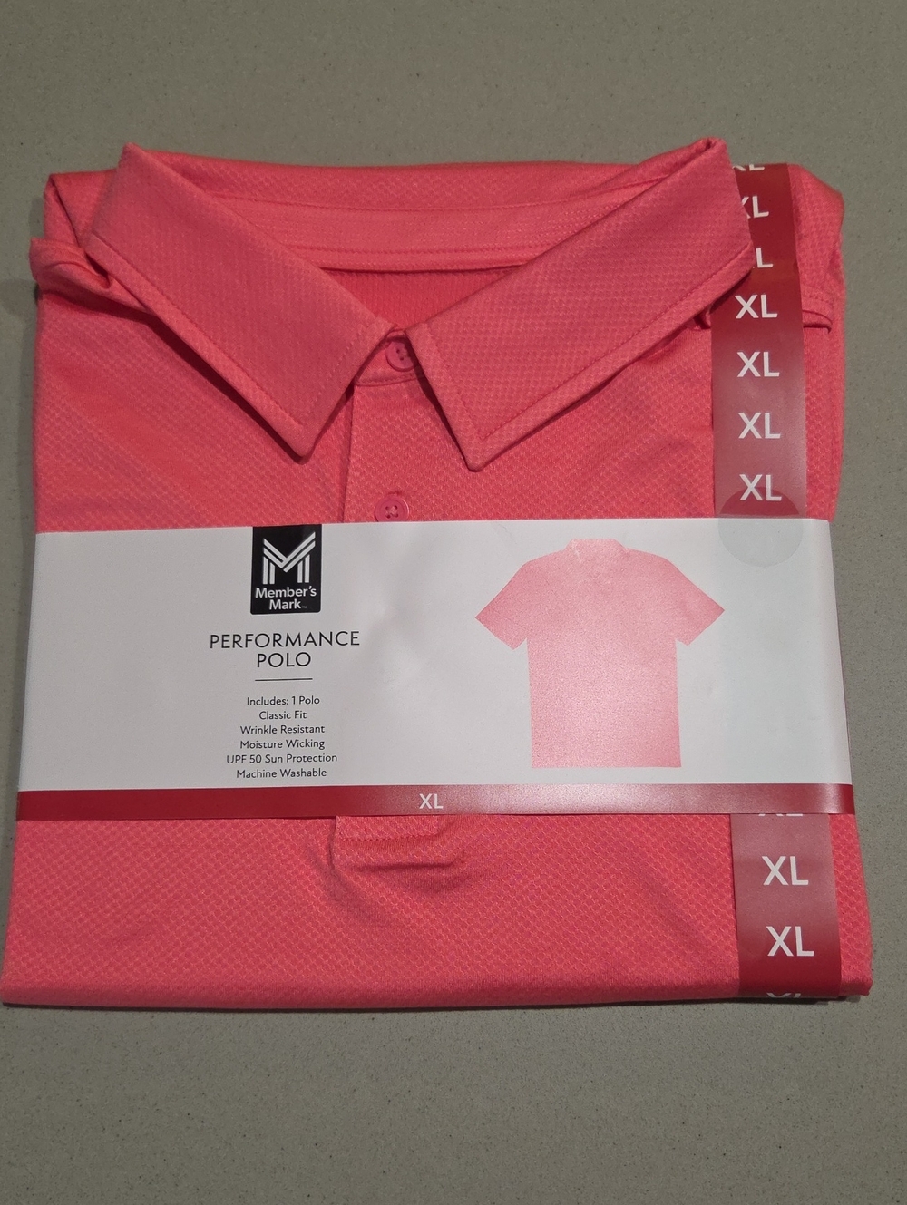 Member's Mark Men's Coral Performance Polo